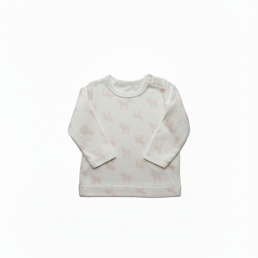 Set de 2 camisetas de algodón bebé