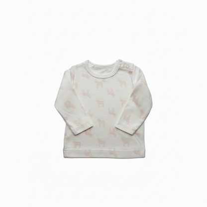 Set de 2 camisetas de algodón bebé